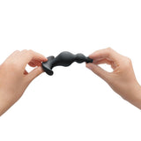 Dorcel Anal Training Beads Butt Plug Small Size Flexible Black Silicone Beginners Sex Toy