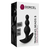 Dorcel Anal Training Beads Butt Plug Small Size Flexible Black Silicone Beginners Sex Toy