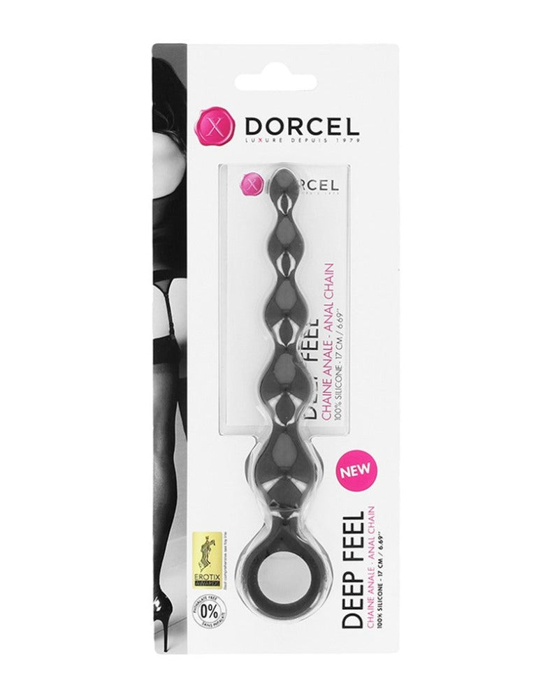 Dorcel Deep Feel Anal Beads Plug Chain Silicone Beginners Butt Play –  Lightspeed Love