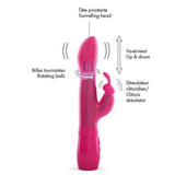 Dorcel Furious Rabbit Vibrator Pink Thrusting Rampant Remote Control Bunny Rotator Sex Toy
