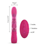 Dorcel Furious Rabbit Vibrator Pink Thrusting Rampant Remote Control Bunny Rotator Sex Toy