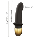 Dorcel Mini Lover 2.0 Rechargeable Gold Vibrator Small G-Spot Anal Power Vibe Sex Toy