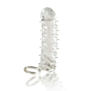 Dorcel Mr Orgasm Clear Penis Sleeve Length Extension Delay Ribbed Cock Sheath