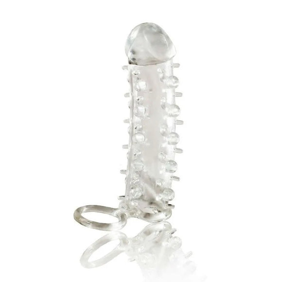 Dorcel Mr Orgasm Clear Penis Sleeve Length Extension Delay Ribbed Cock Sheath