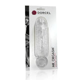 Dorcel Mr Orgasm Clear Penis Sleeve Length Extension Delay Ribbed Cock Sheath