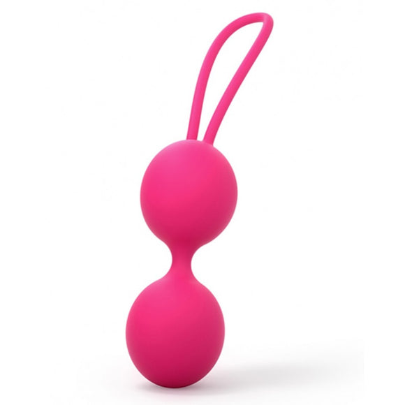 Dorcel Dual Geisha Balls Pink Silicone Kegel Exercise Pelvic Floor Muscle Training Sex Toy