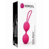 Dorcel Dual Geisha Balls Pink Silicone Kegel Exercise Pelvic Floor Muscle Training Sex Toy