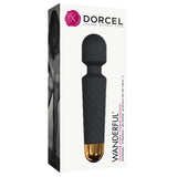 Dorcel Wanderful Black Wand Vibrator Rechargeable Mini Massager Erotic Pleasure Sex Toy