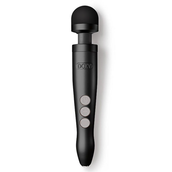 Doxy Die Cast 3R Rechargeable Wand Massager Matte Black Power Vibrator Best Sex Toy