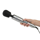 Doxy Die Cast Wand Massager Brushed Metal Silver UK Plug Mains Power Vibrator Best Orgasm Sex Toy