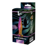 Dream Toys Glamour Glass Tapered Vibe Butt Plug Remote Control Vibrating Anal USB Sex Toy