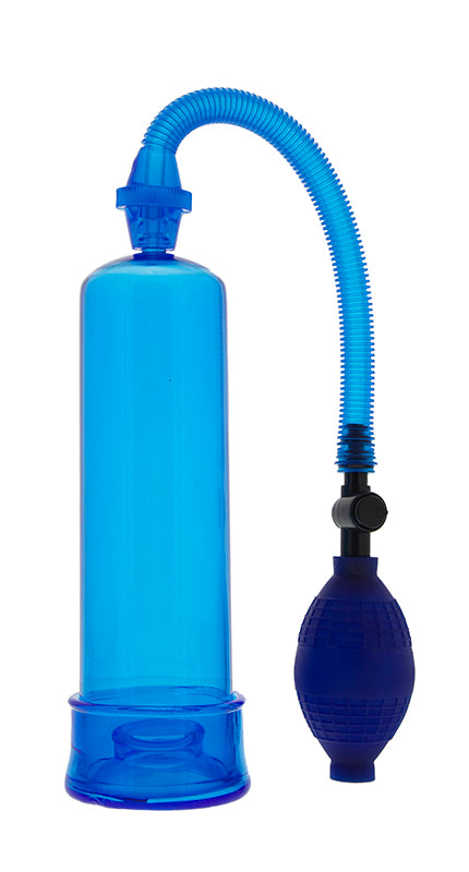Dream Toys Menzstuff Blue Penis Enlarger Pump Air Suction Strong Hard Erection Vacuum Aid