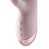 Dream Toys Vivre Coco Duo Vibrator Pastel Pink Clitoral Massager G-Spot Stimulator USB Sex Toy