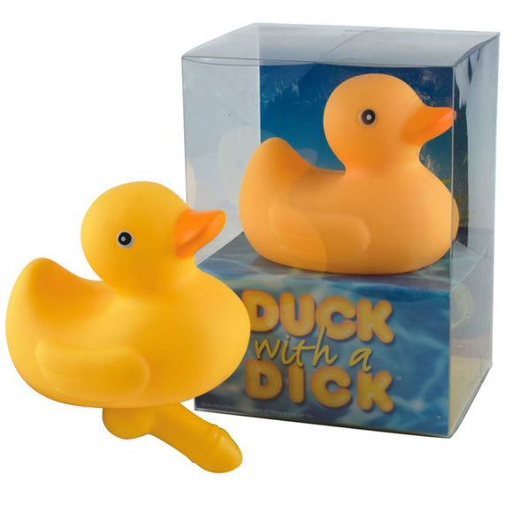 Duck With A Dick Yellow Rubber Duckie Penis Bath Time Fun Rude Adult Gift