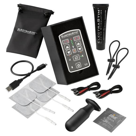 ElectraStim Flick Duo Electro Sex Stimulator Multi-Pack Dual Output Power Box Control Unit Kit