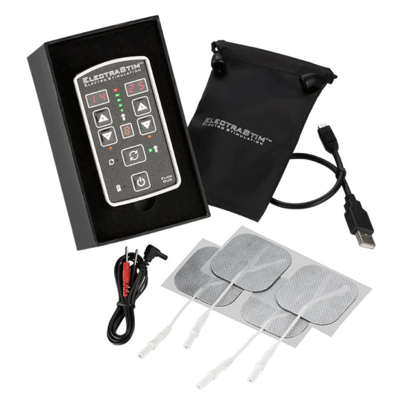 ElectraStim Flick Duo Electro Sex Stimulation Pack Dual Output Power Box E-Stim Control Unit