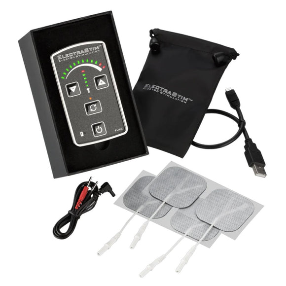 ElectraStim Flick Electro Sex Stimulator Pack Power Box E-Stim Control Unit Kit