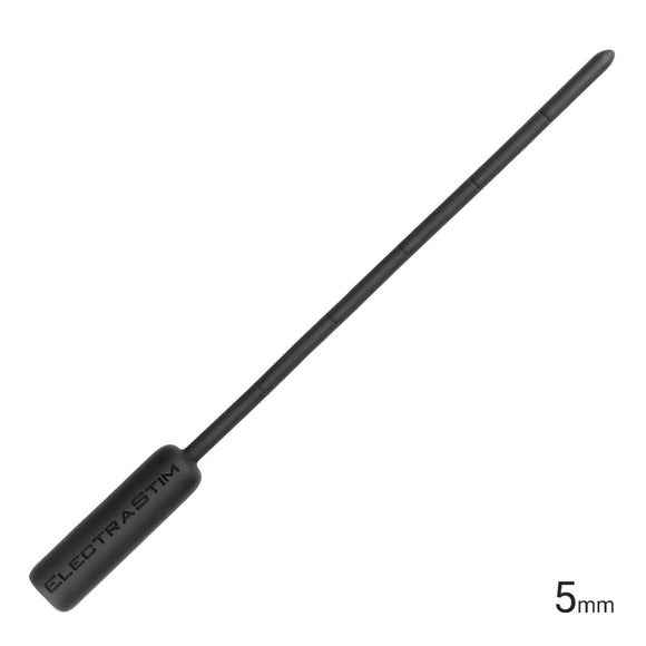 ElectraStim Noir Silicone Electro Sex Stimulation Urethral Sound 5mm E-Stim Fetish Play