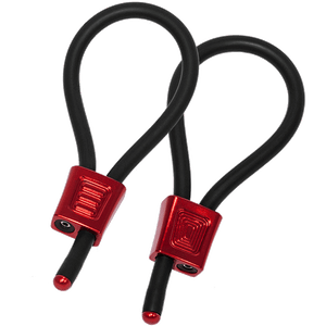 ElectraStim Prestige ElectraLoops Adjustable Red Cock Rings ElectroSex