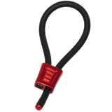 ElectraStim Prestige ElectraLoops Adjustable Red Cock Rings ElectroSex