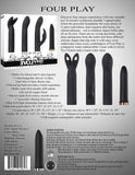 Evolved Four Play Bullet Vibrator Sleeve Set Bunny G Spot Sex Toy Kit