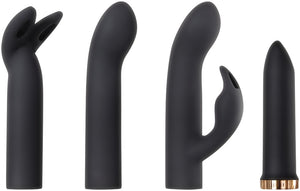 Evolved Four Play Bullet Vibrator Sleeve Set Bunny G Spot Sex Toy Kit