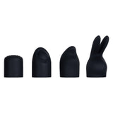 Evolved Tiny Treasures 5 Piece Silicone Mini Vibe Kit USB Vibrator Multi Sleeve Set Sex Toy