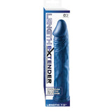 Excellent Power Blue 7.5" Length Extender Penis Sleeve Realistic Silicone Cock Sheath