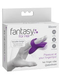 Pipedream Fantasy For Her Finger Vibe Purple One Touch Strap Vibrator Ladies Fun Sex Toy