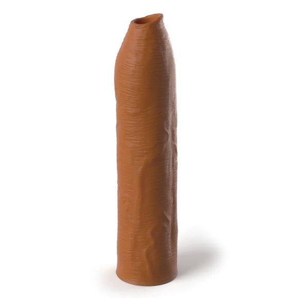 Fantasy X-Tensions Elite Uncut Brown Tan Penis Enhancer Sleeve Uncircumcised Foreskin Cock Sheath