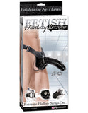 Fetish Fantasy Extreme Hollow 10" Black Strap-On Dildo Harness Sex Toy