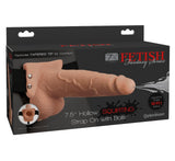 Fetish Fantasy Series 7.5" Hollow Squirting Strap-On Dildo Ejaculation Harness Cum Play