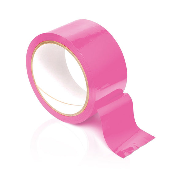 Fetish Fantasy Series Pink Pleasure Tape PVC Shiny Bondage Gag BDSM