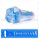 Fleshlight Flight Commander Blue Ice Masturbator Tight Dual Entry Sex Stroker