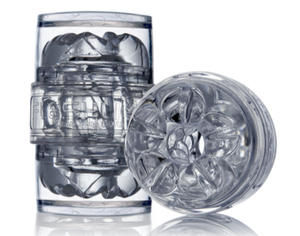 Fleshlight Quickshot Vantage Clear Open End Mini Masturbator Compact Skin Sleeve