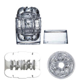 Fleshlight Quickshot Vantage Clear Open End Mini Masturbator Compact Skin Sleeve