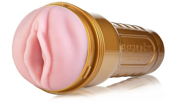 Fleshlight Stamina Training Unit Pink Lady Vagina Pussy Replica Masturbator Gold Sex Toy