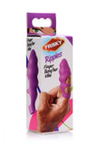 Frisky Ripples Finger Bang Her Vibe Purple Silicone Bullet Foreplay Masturbation Toy