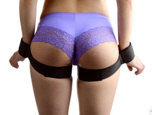 Frisky Take Me Thigh Cuffs Velcro Wrist Restraints Bondage BDSM Play