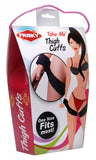 Frisky Take Me Thigh Cuffs Velcro Wrist Restraints Bondage BDSM Play
