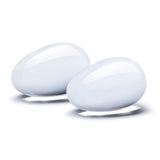Glass Yoni Eggs Kegel Training 2 Piece Set Pelvic Floor Muscle Exercise Ben Wa Balls