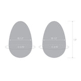 Glass Yoni Eggs Kegel Training 2 Piece Set Pelvic Floor Muscle Exercise Ben Wa Balls
