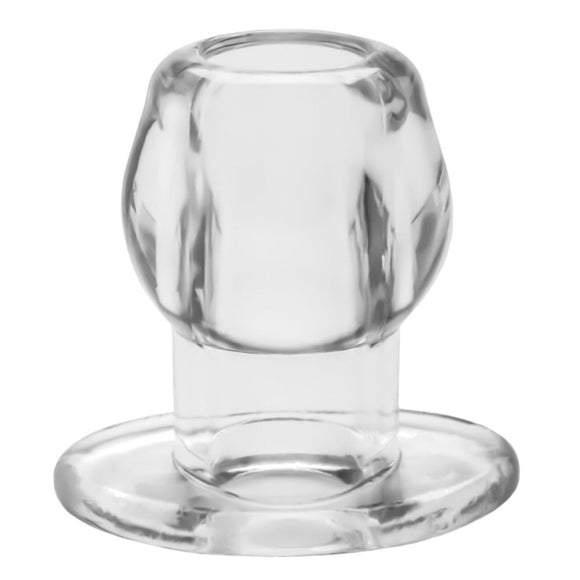 Perfect Fit Clear Tunnel Butt Plug Medium Size Hollow Gape Anal Enema Play Sex Toy