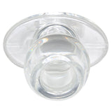 Perfect Fit Clear Tunnel Butt Plug Medium Size Hollow Gape Anal Enema Play Sex Toy