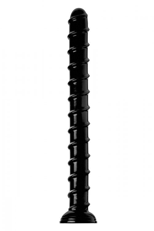 Hosed 18 Inch Swirl Thick Anal Snake Dildo Flexible Suction Cup Long Deep Probe