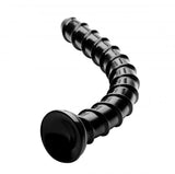 Hosed 18 Inch Swirl Thick Anal Snake Dildo Flexible Suction Cup Long Deep Probe