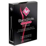 ID BackSlide Anal Formula Silicone Lubricant Lube Insert Tubes 4 x 8ml