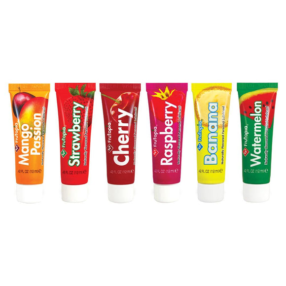 ID Frutopia Flavoured Lubricant Assorted 5 Mini Lube Tube Sampler Pack Taster Set