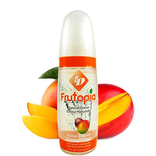 ID Frutopia Mango Flavour Lubricant Water Based Oral Sex Toy Lube 100ml Pump