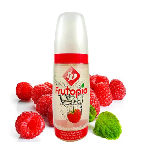 ID Frutopia Raspberry Flavour Lubricant Water Based Oral Sex Lube 100ml Pump